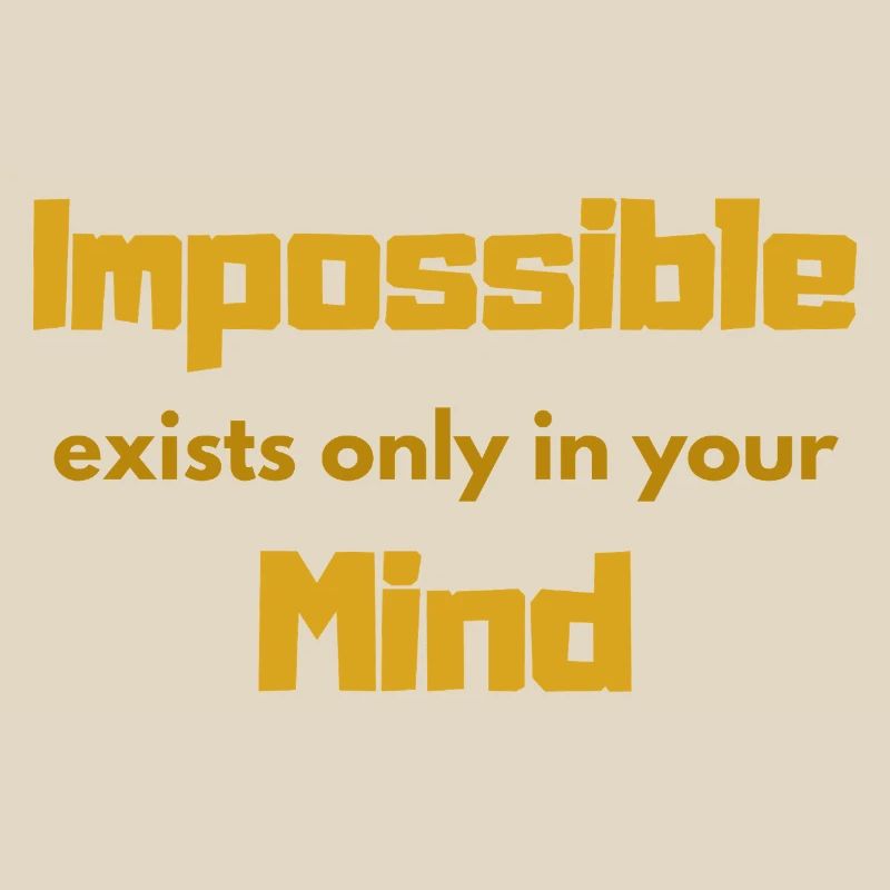 Impossible Mindset Typography