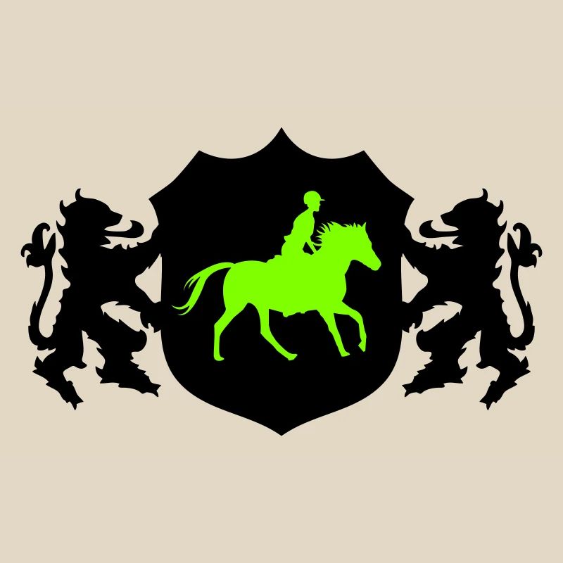 Pferde Reiter Wappen