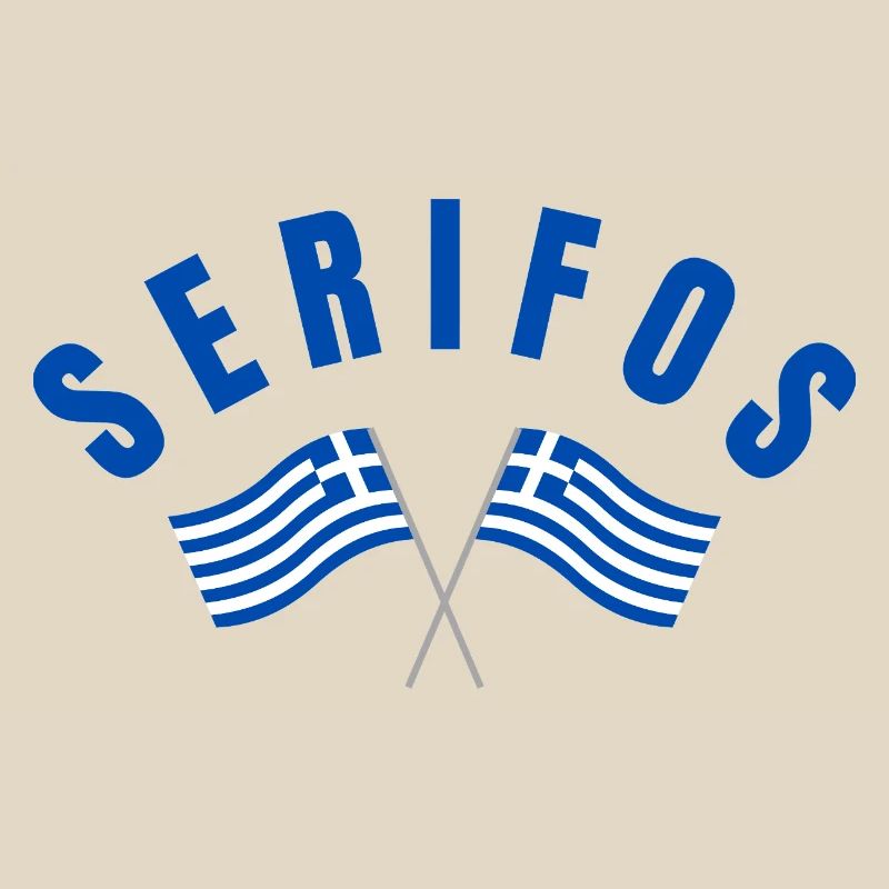 Drapeaux grecs de Serifos