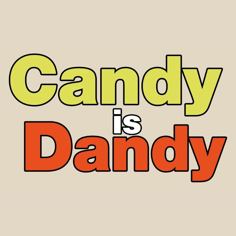Candy is Dandy Bold Typographie