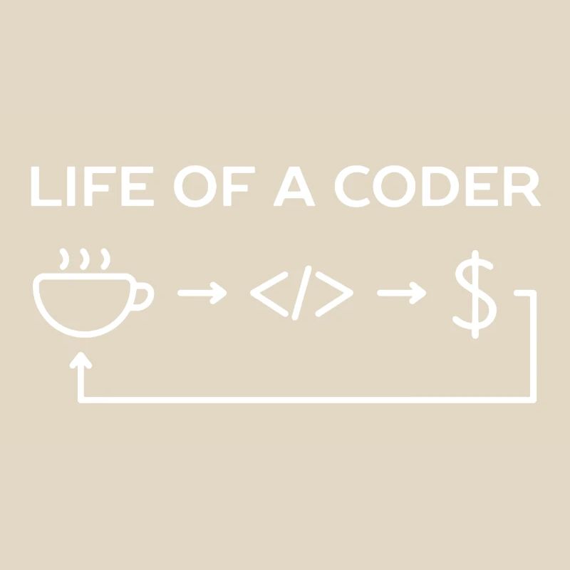 Programmierer-Leben eines Codier-Hemdes