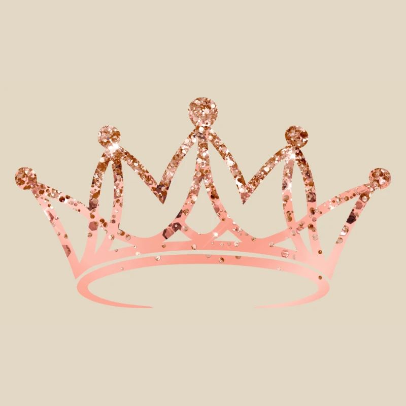 Crown, elegant, glitter, customizable