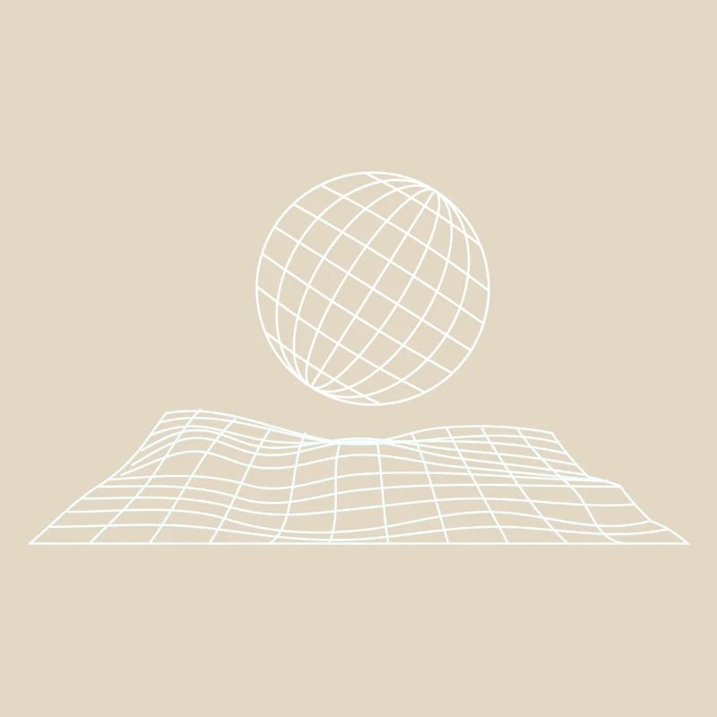 Futuristic Grid Globe Design