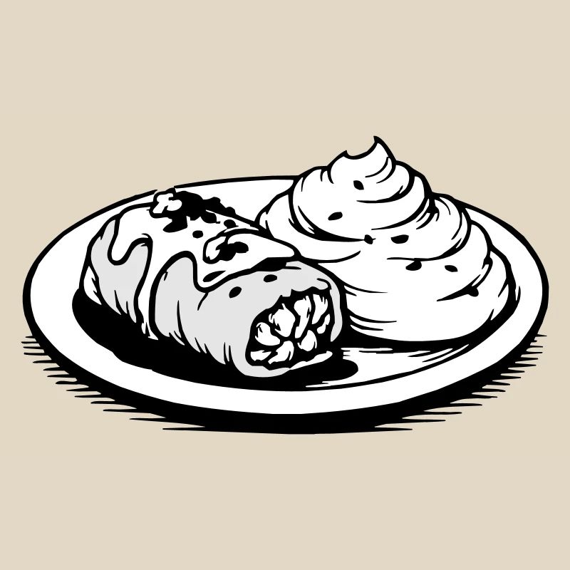 Golubzi cabbage wrap with mashed potatoes