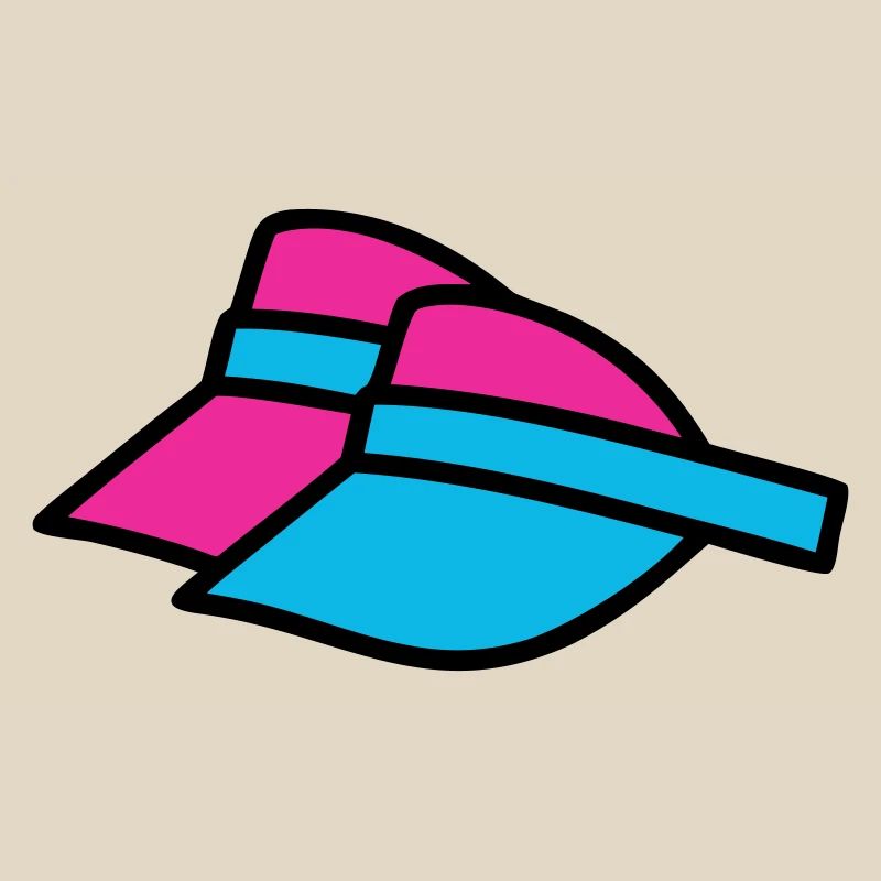 90s Sun Visors Retro Visor