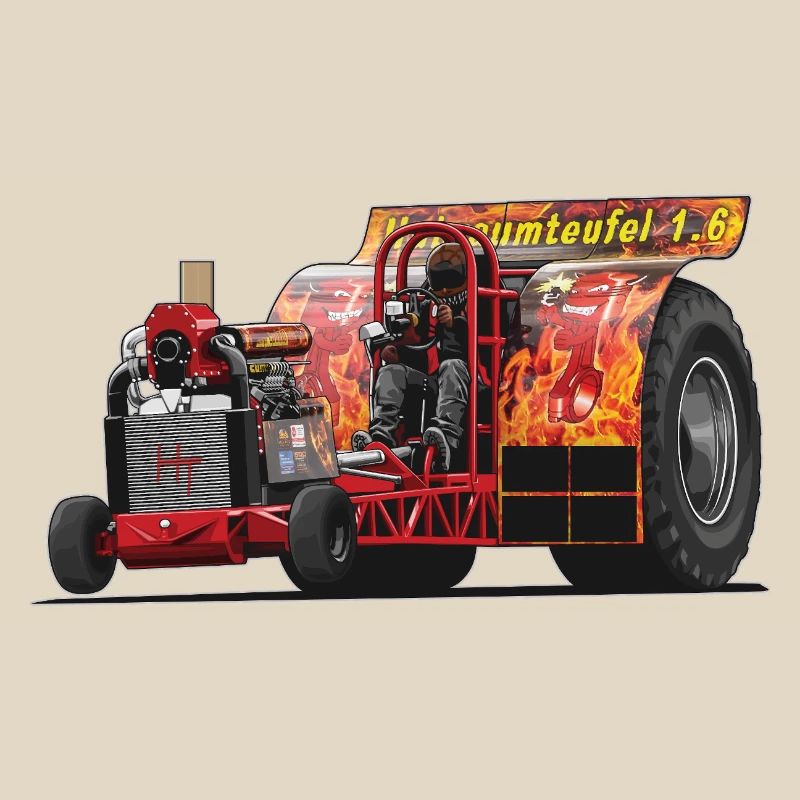 Tractor Pulling // Illustration