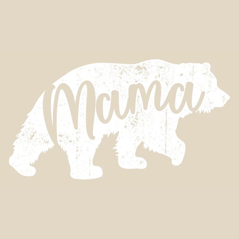 Mama Bear Script Logo