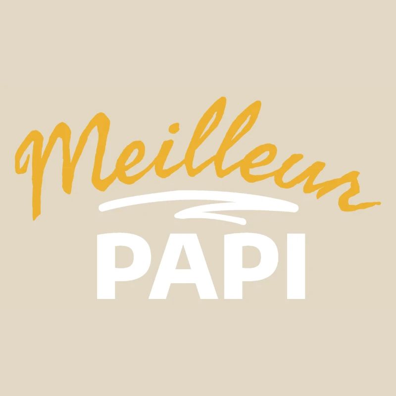 Design Papi avec Message Humoristique