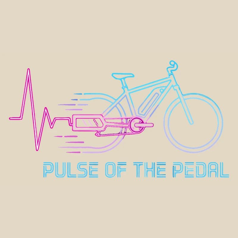 Graphique de vélo Neon Pulse