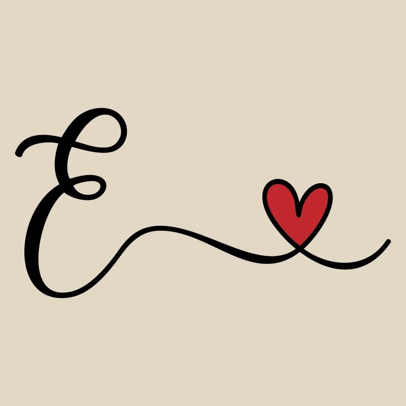 Letter E Monogram