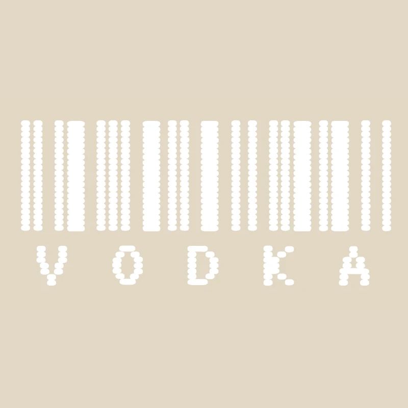 Vodka Barcode Typography
