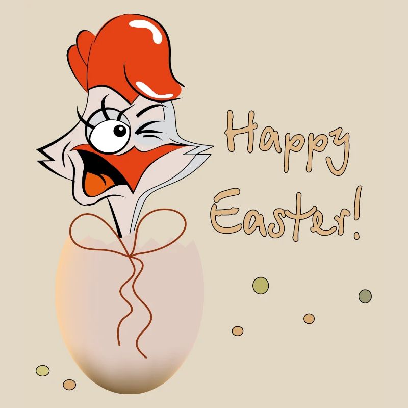 Happy Easter Rooster Easter