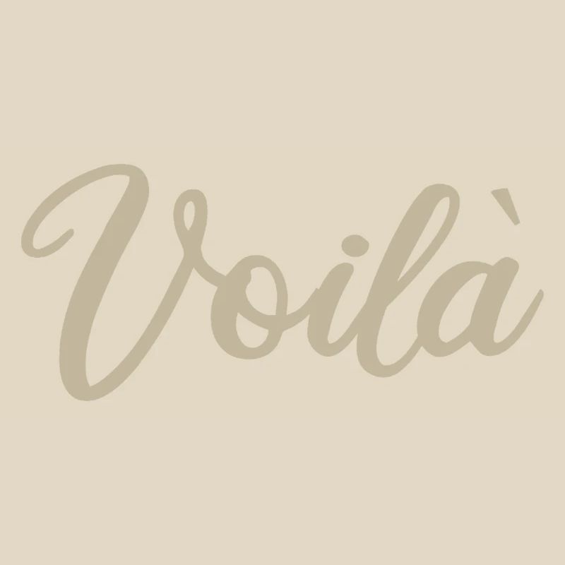 Voila Handlettered Script Design