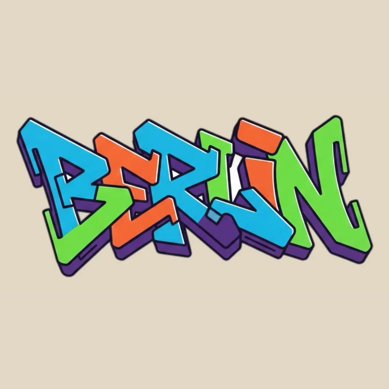 Berlin Streets Graffiti Colour Explosion