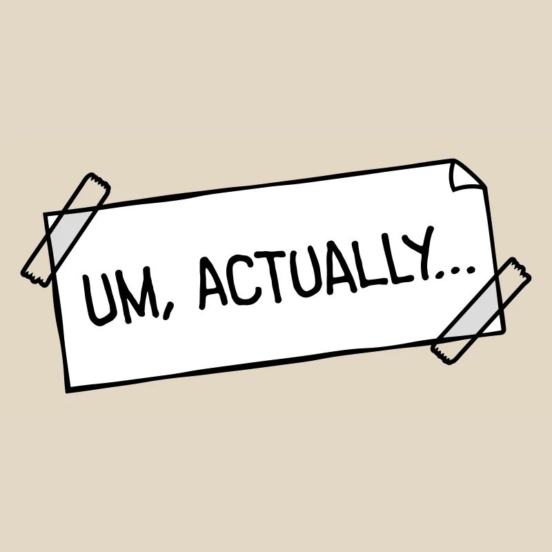 To Actually Stick Notes Nerd Smartass Logo