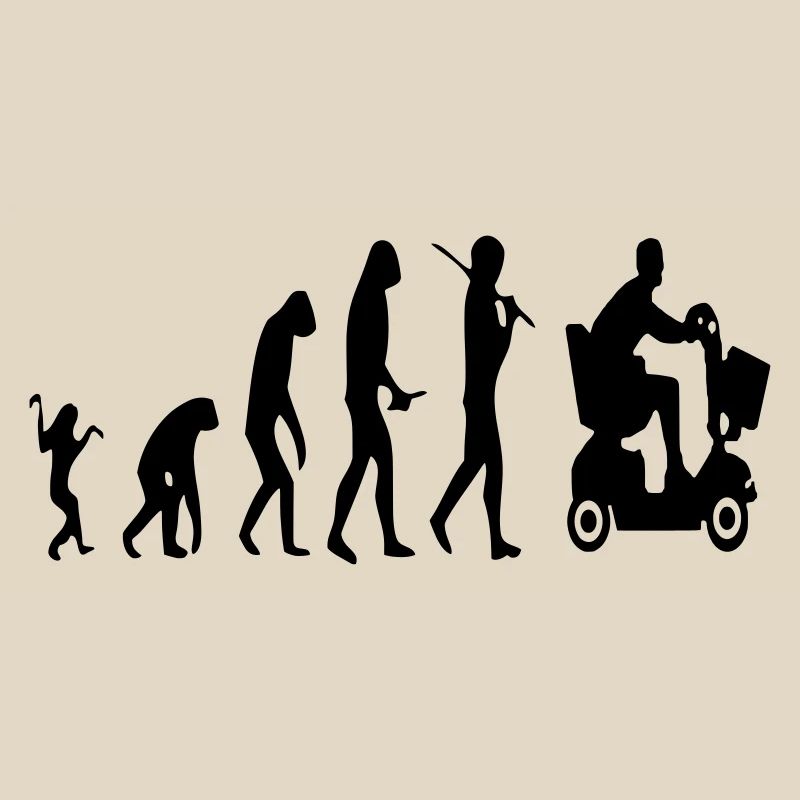 Mobility scooter evolution of disabled people #