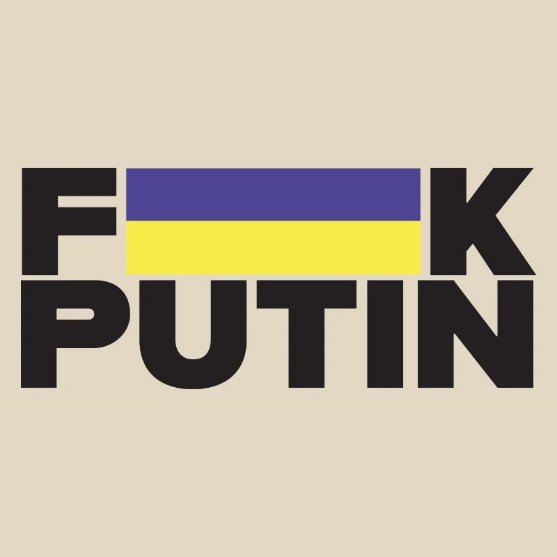 FK Poutine Ukraine Drapeau pour la paix
