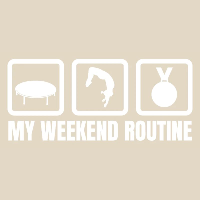 Trampolin Wochenendroutine