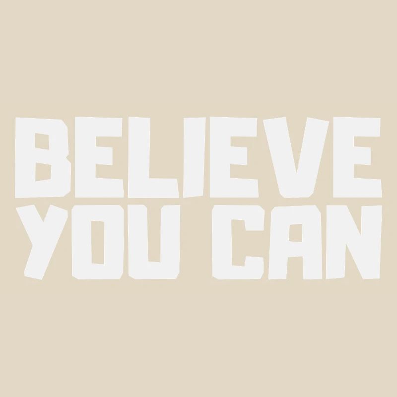 Je pense que c’est possible. Motivation Sport Succès Courage