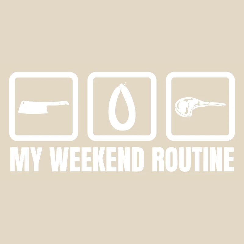 Routine du week-end chez le boucher