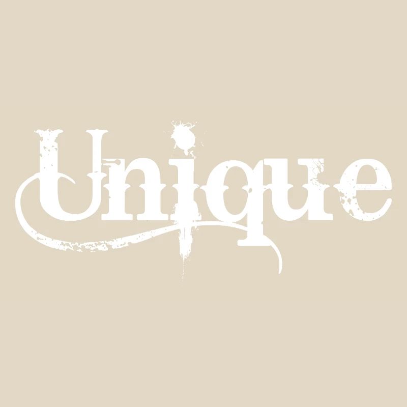 Unique Einzigartig Unikat Selbstwert Einzig Artig