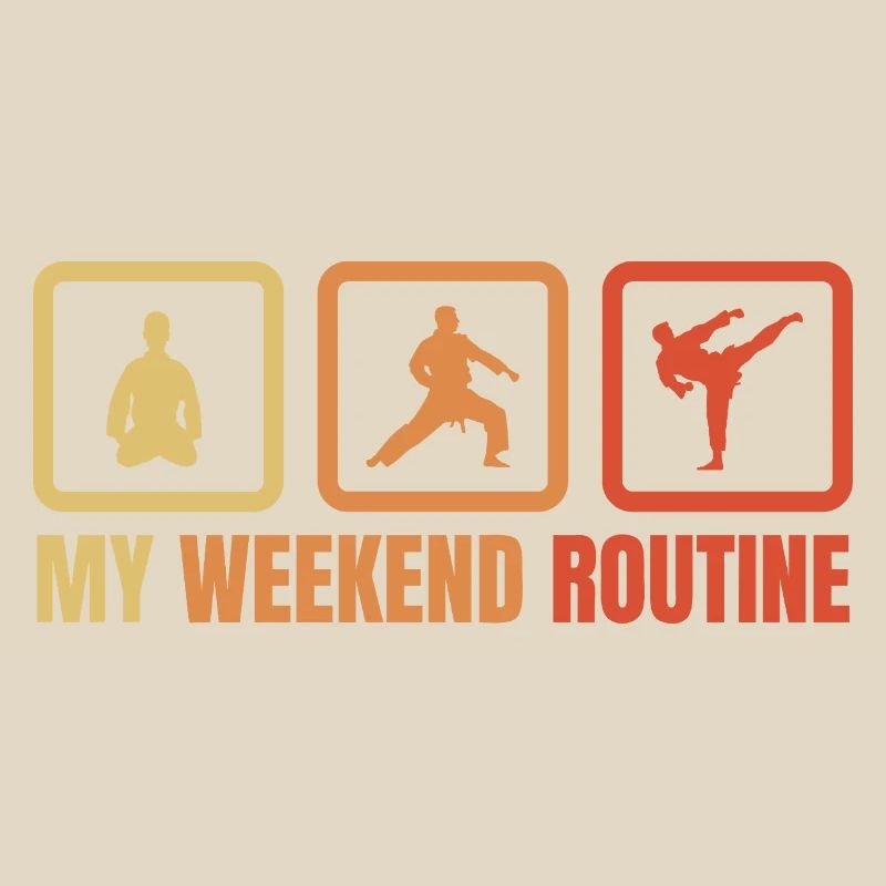 Karateka Wochenendroutine