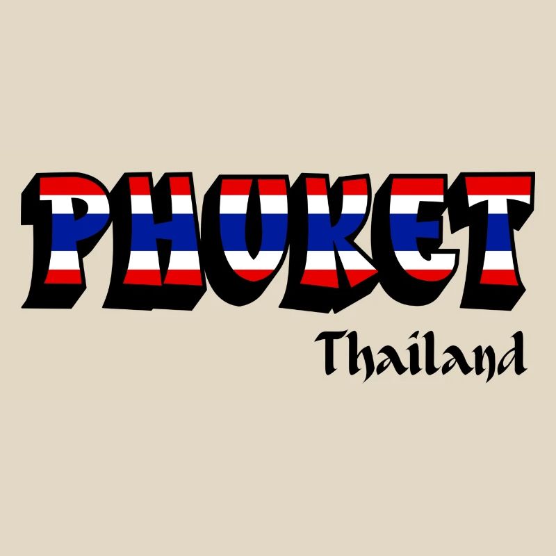 Design du drapeau de la Thaïlande à Phuket