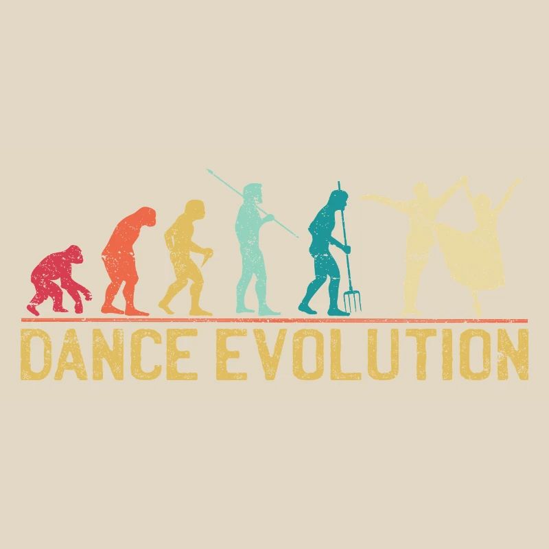 Conception de silhouette d'évolution de la danse