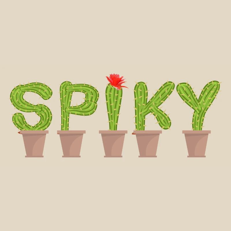 Spiky Cactus - Cactus Tee