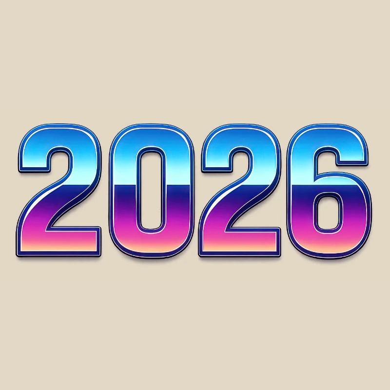 Neon 2026 Gradient Design