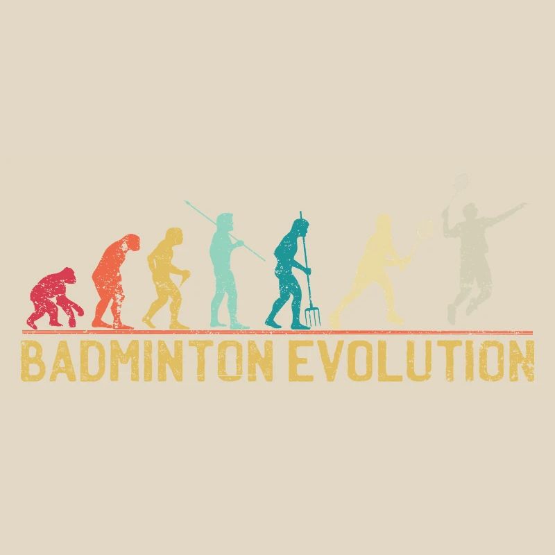 Badminton Evolution Zeitleiste Design