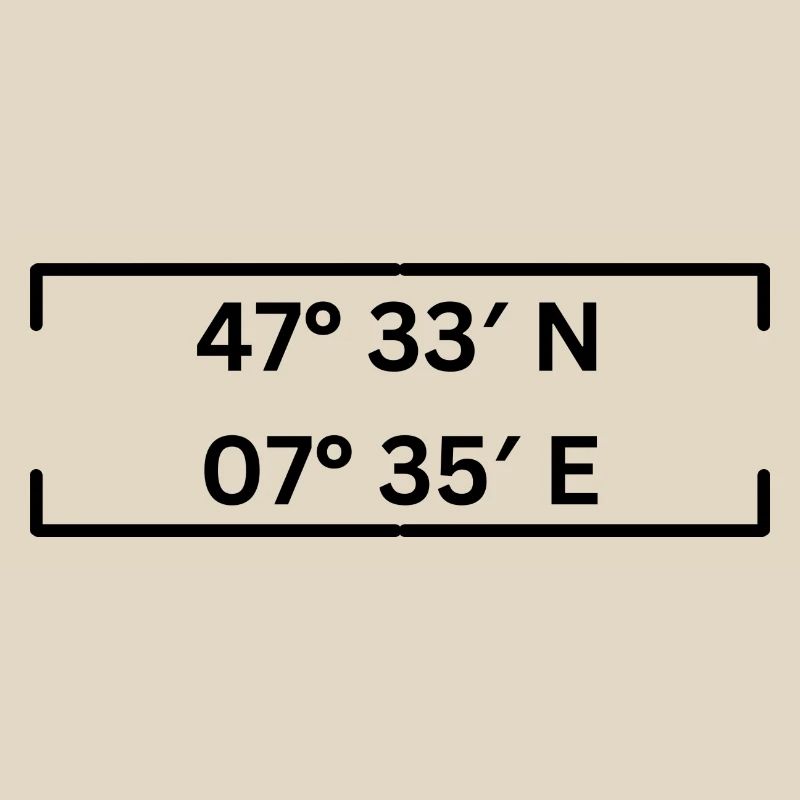 coordinates Basel Minimalist