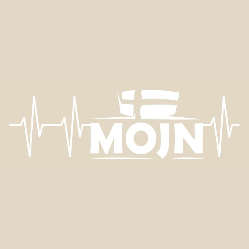 Pulse Mojn Dansk Danemark Heartbeat drapeau icône