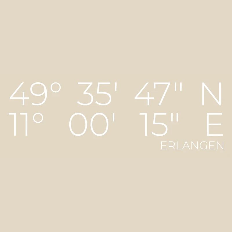 Coordinates Erlangen