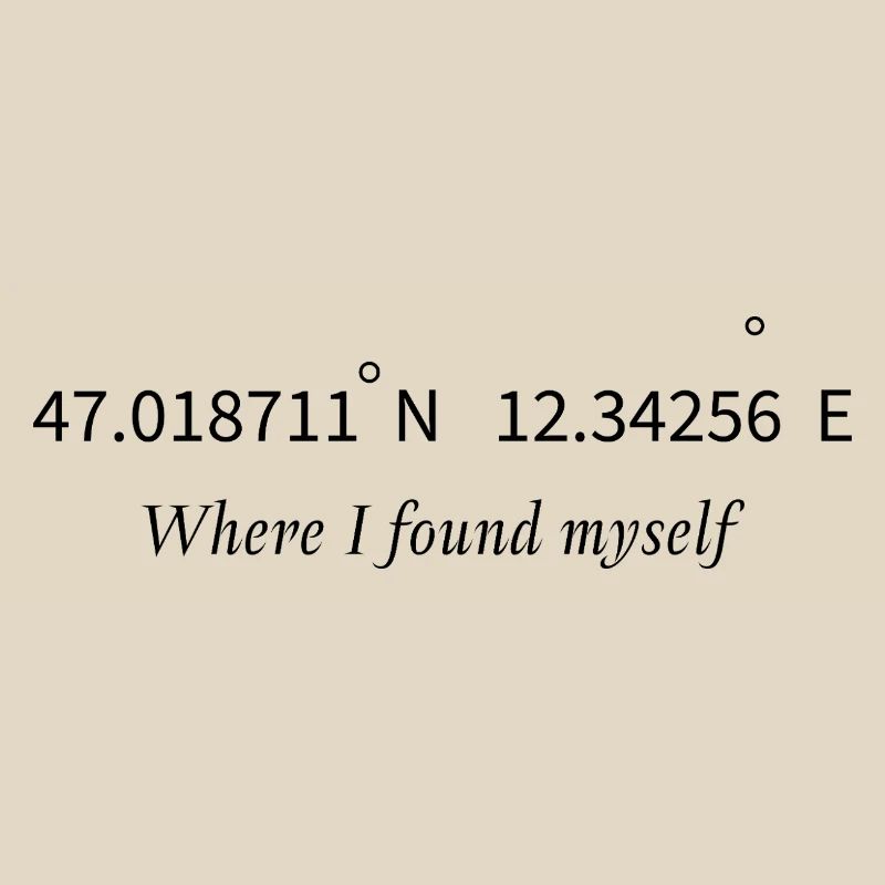 Coordinates – Where I Found Myself