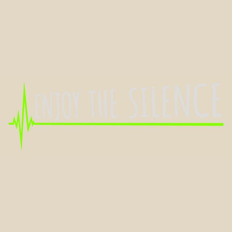 Enjoy The Silence Spruch Ruhe Stille Introvertiert