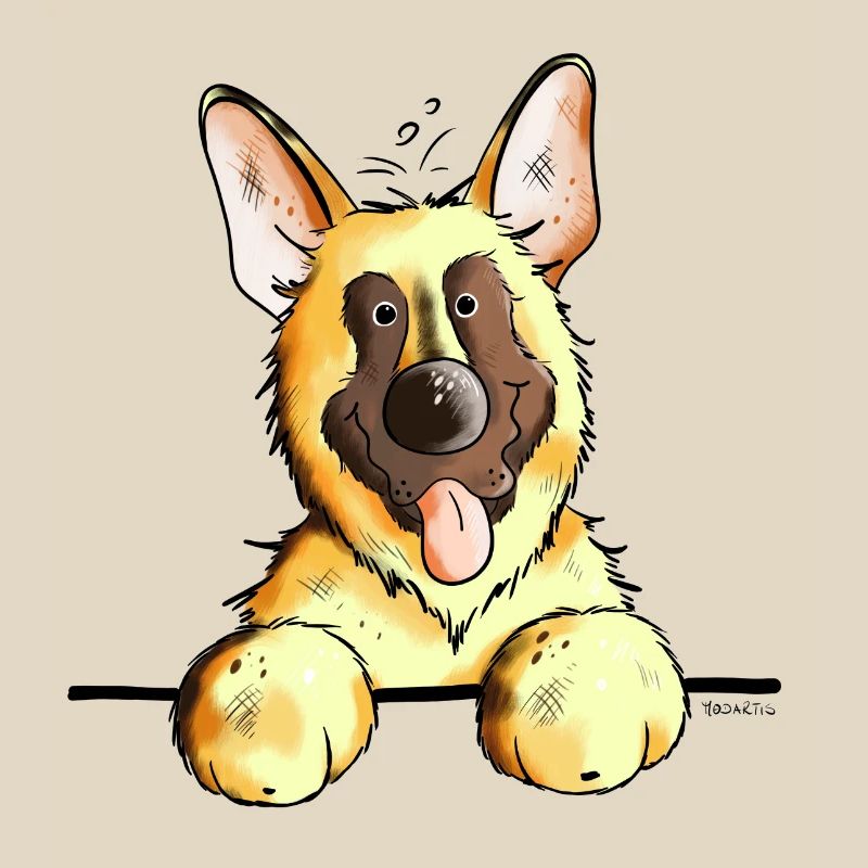 Funny German Shepherd