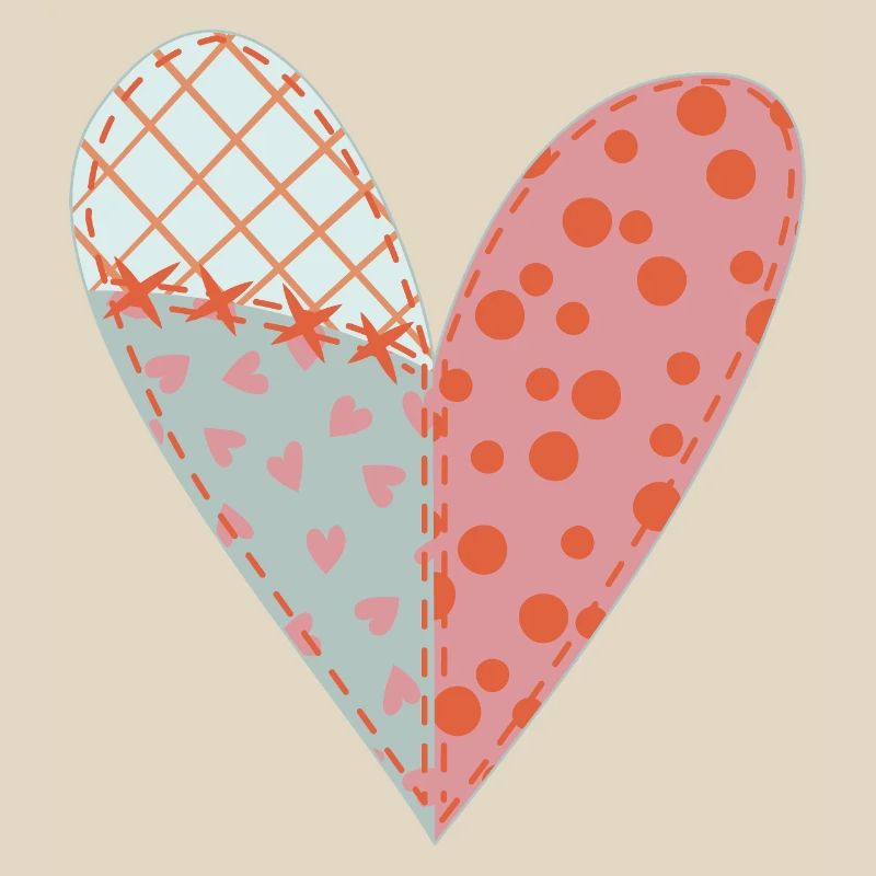 Patchwork Herz Nr. 11