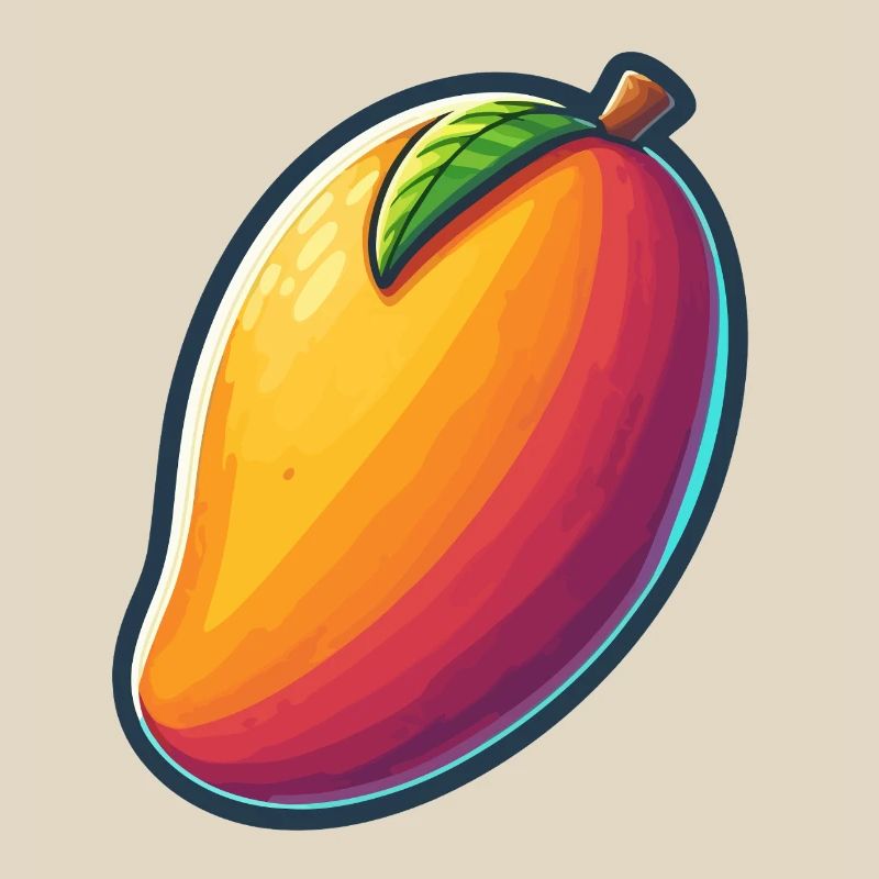 Design Mango Lebendig Abstrakt