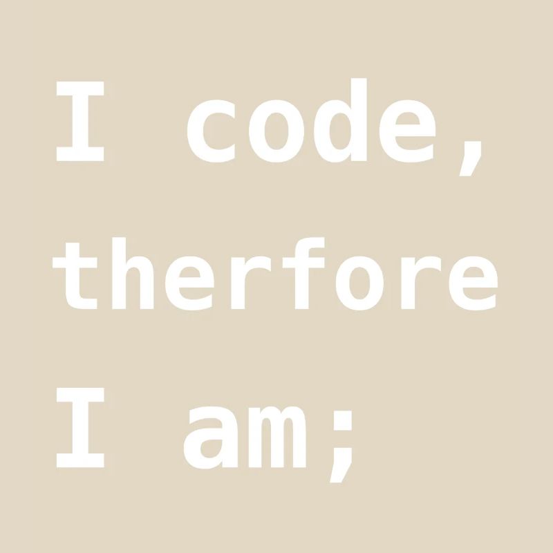 I Code Therefore I Am