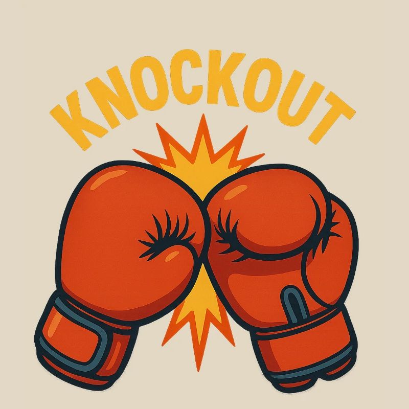 Knockout – Boxhandschuh Comic