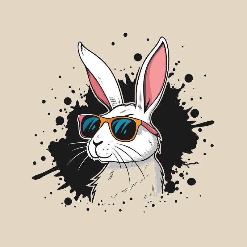Solarbunny mit Pop-Art-Brille