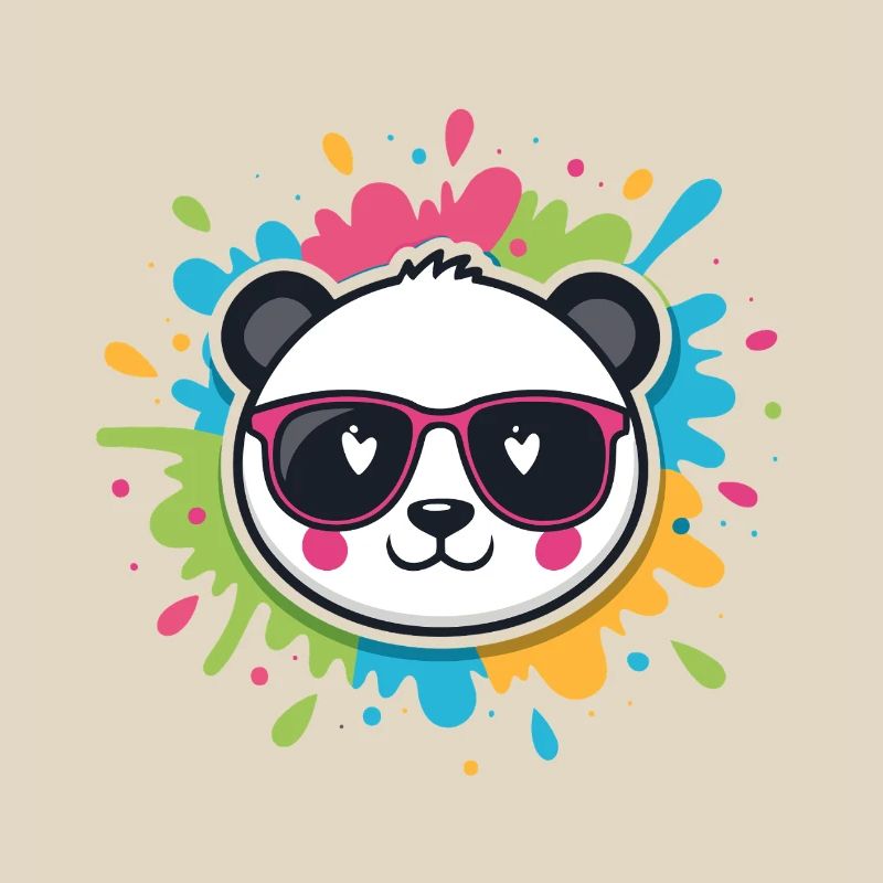 Panda Pop Color Splash Goggles