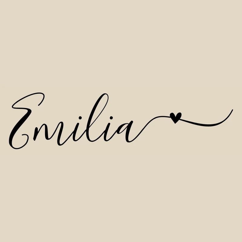 Emilia Name First Name Decorative