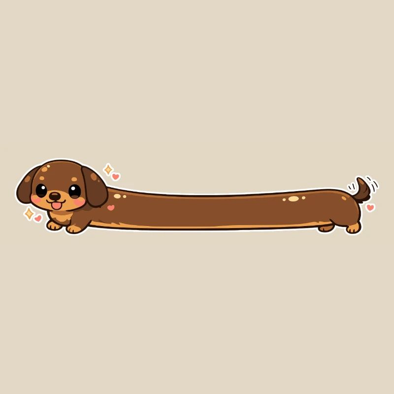 Long, teckel mignon
