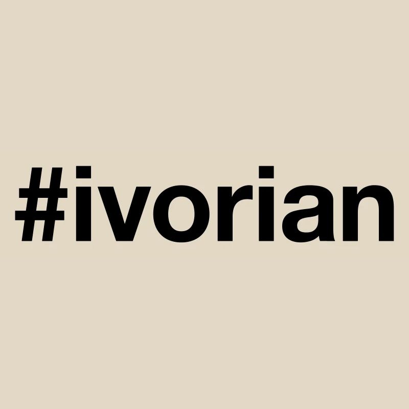 IVORIAN Hashtag Elfenbeinküste
