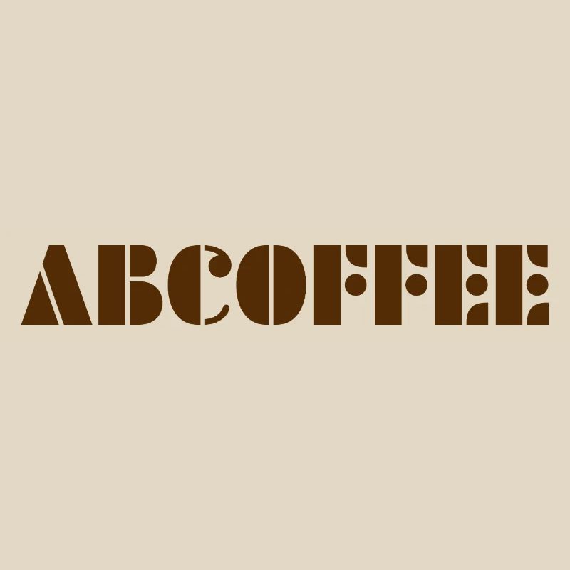 Coffee alphabet