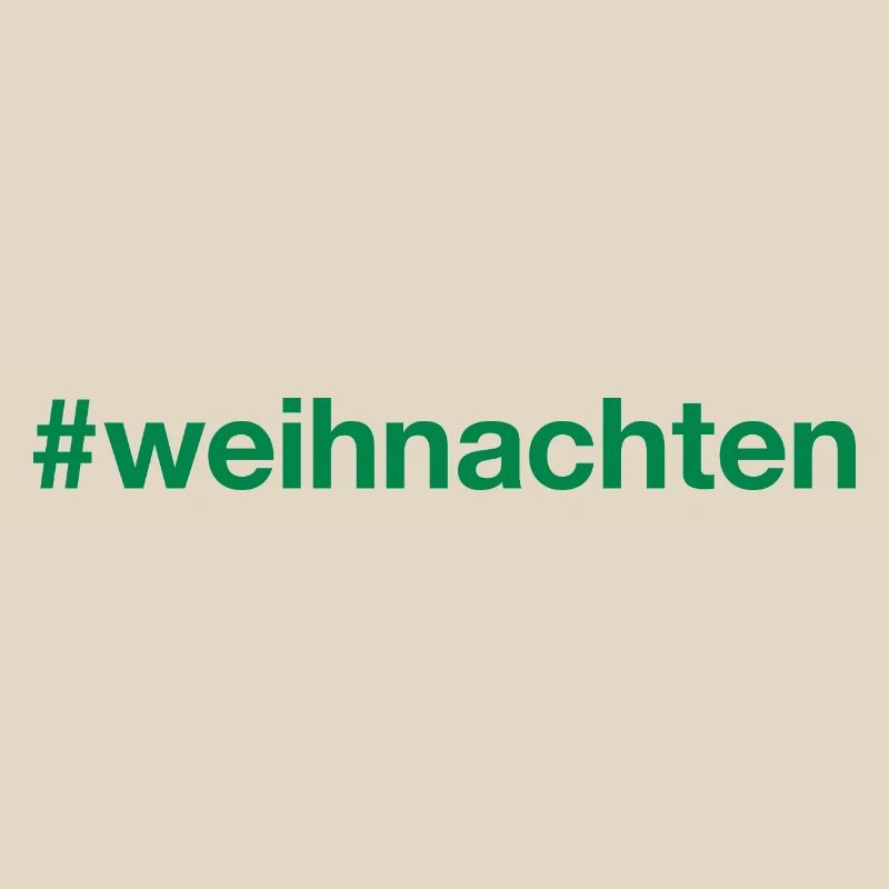 Weihnachten Hashtag