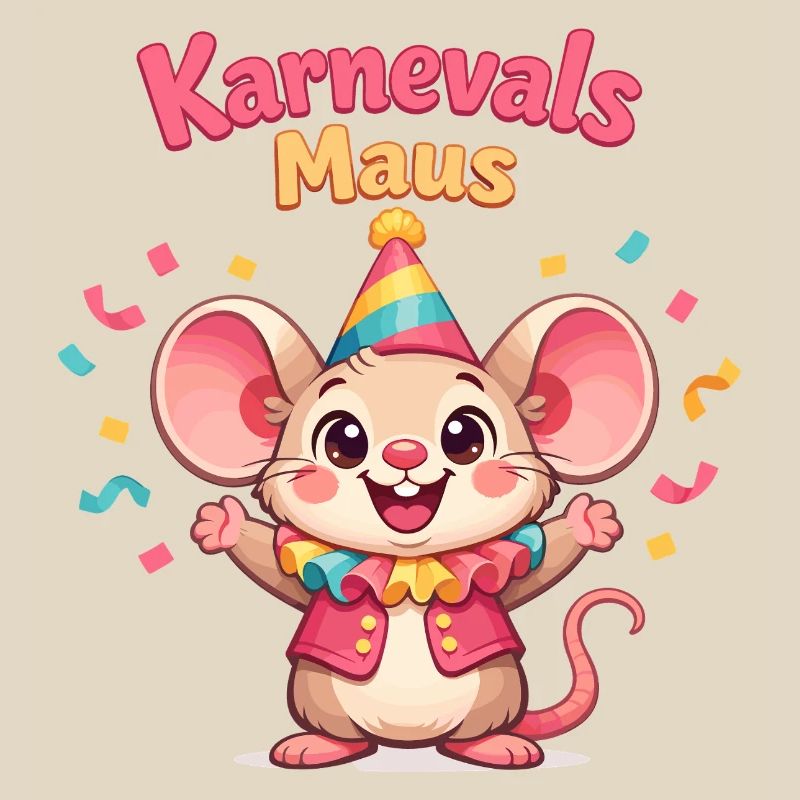 Karnevalsmaus Kölsche Mädsche – Kölle Alaaf