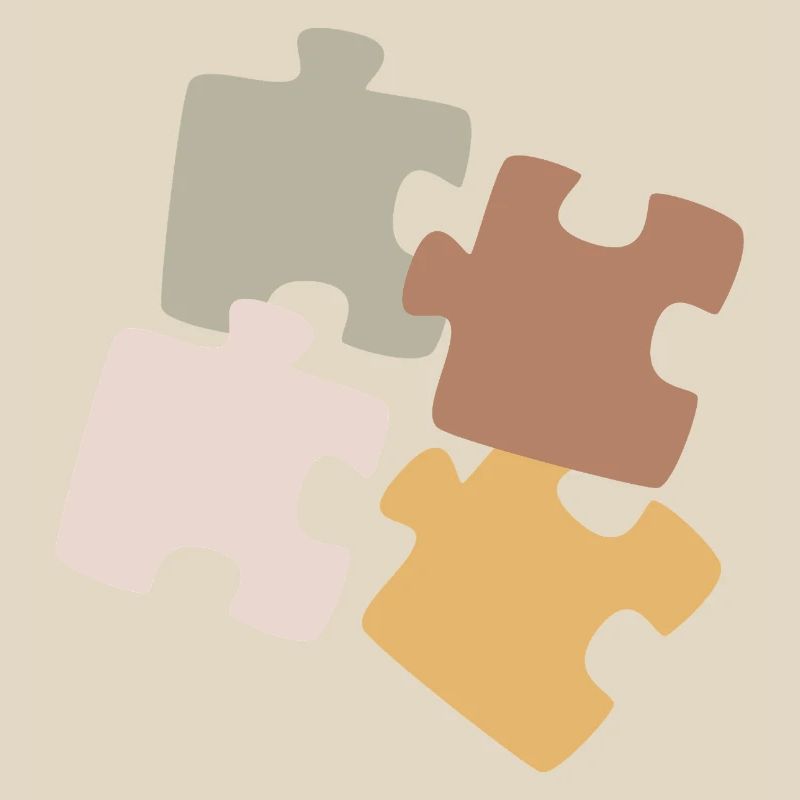 Variété de Patchwork de Puzzles